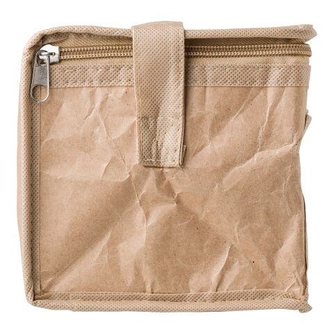 Papiergewebte Kühltasche Ollie Braun | ohne Werbeanbringung | Nicht verfügbar | Nicht verfügbar