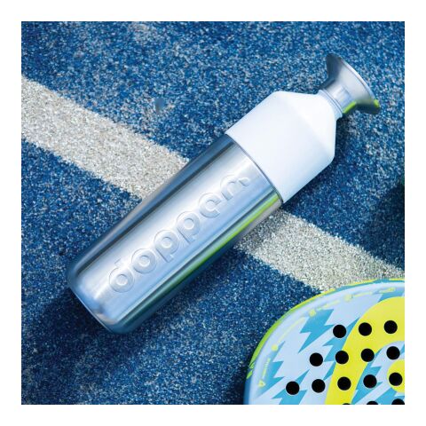 Dopper Steel 1.1L silber/weiß | ohne Werbeanbringung | Nicht verfügbar | Nicht verfügbar