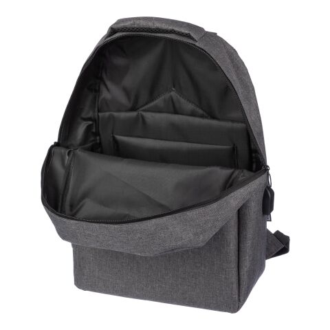 rPET (600D) Rucksack Henrik Schwarz | ohne Werbeanbringung | Nicht verfügbar | Nicht verfügbar