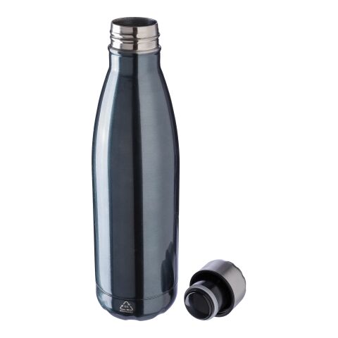 Doppelwandige Edelstahlflasche 500 ml Clifford aus recyceltem Stahl Silber | ohne Werbeanbringung | Nicht verfügbar | Nicht verfügbar
