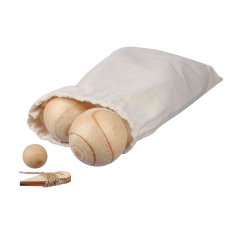 Holzkugelspiel-Set Quillian Braun | ohne Werbeanbringung | Nicht verfügbar | Nicht verfügbar