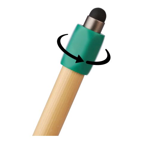 Bambus-Kugelschreiber Fenn Weiß | ohne Werbeanbringung | Nicht verfügbar | Nicht verfügbar