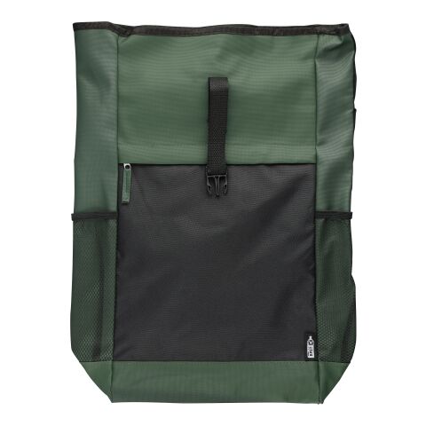 rPET-Polyester (600D) Rolltop-Rucksack Yani Blau | ohne Werbeanbringung | Nicht verfügbar | Nicht verfügbar