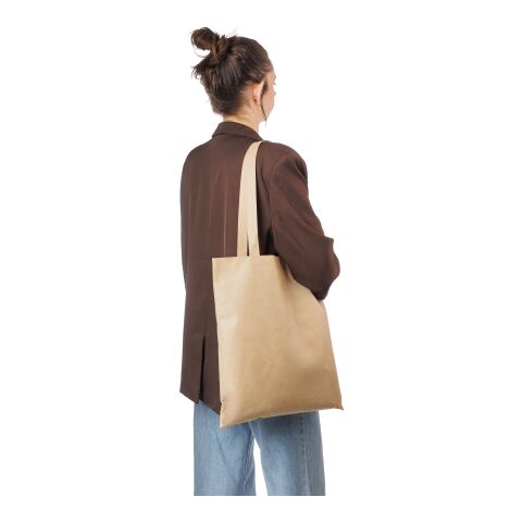 Einkaufstasche aus Vliesstoff (80 g/m2) Taye Grün | ohne Werbeanbringung | Nicht verfügbar | Nicht verfügbar