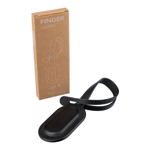 Recycelter PU-Anhänger Kaia Schwarz | ohne Werbeanbringung | Nicht verfügbar | Nicht verfügbar