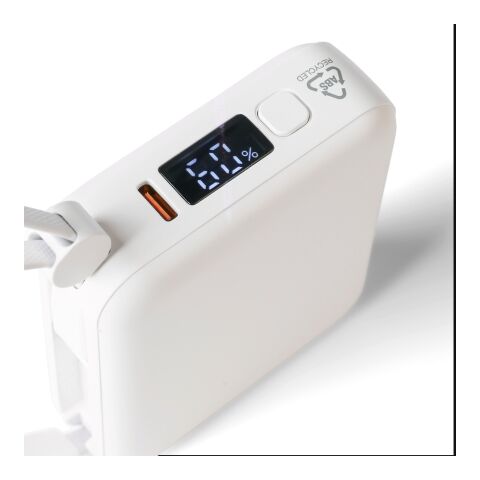 Recycelte ABS-Powerbank Jona Schwarz | ohne Werbeanbringung | Nicht verfügbar | Nicht verfügbar