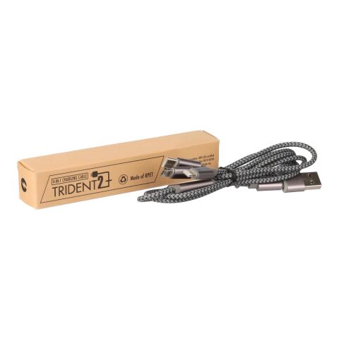 BrandCharger Trident 2+ Ladekabel grau | ohne Werbeanbringung | Nicht verfügbar | Nicht verfügbar