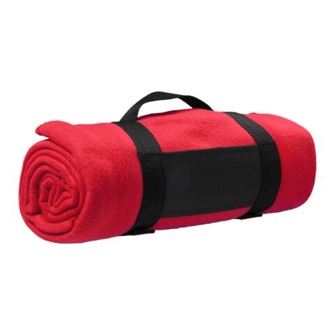 Fleece-Picknickdecke  'Central' Rot