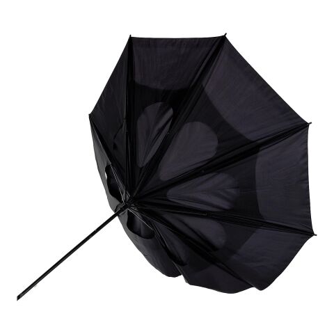 Portierschirm 'Finley' aus Polyester Schwarz