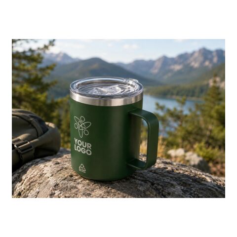 Doppelwandiger Becher aus Edelstahl (300 ml) Renate Grün