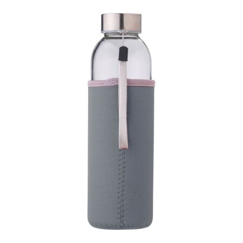 Glasflasche "Neo" (500ml) mit Neoprenhülle Kobaltblau