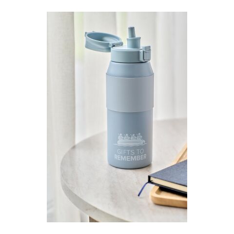 Doppelwandige Edelstahl-Trinkflasche 800 ml Katie Grau