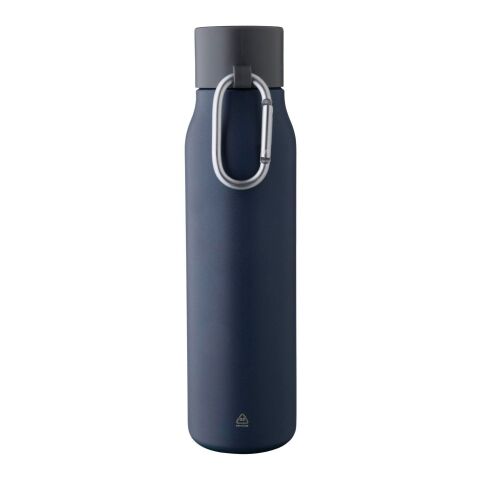 Trinkflasche aus recyceltem Edelstahl (600 ml) Cassian Blau