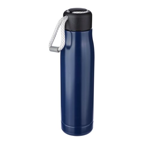 Doppelwandige Trinkflasche aus recyceltem Edelstahl (500 ml) Solene Blau