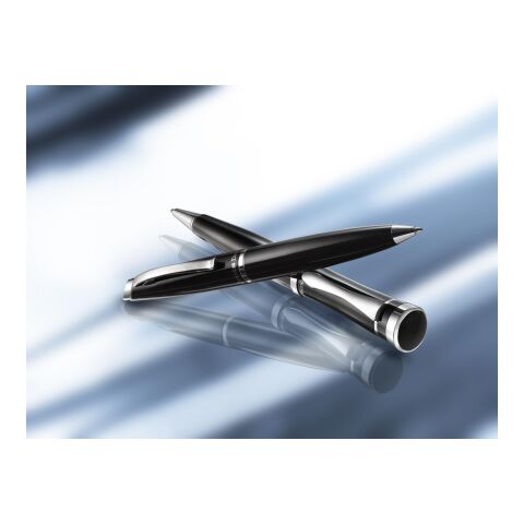 Charles Dickens Kugelschreiber &#039;Rochester&#039; aus Metall Schwarz | ohne Werbeanbringung | Nicht verfügbar | Nicht verfügbar