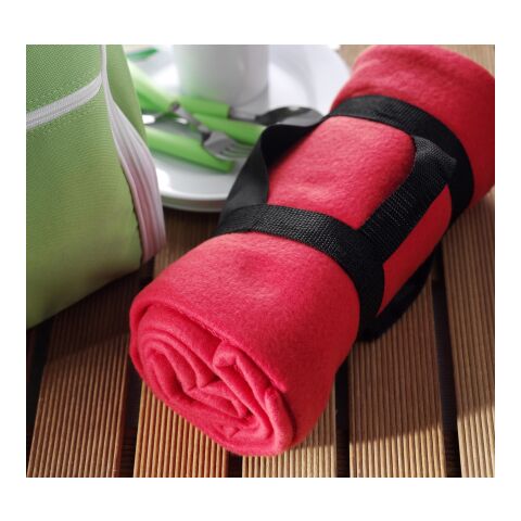 Fleece-Picknickdecke  &#039;Central&#039; Grün | ohne Werbeanbringung | Nicht verfügbar | Nicht verfügbar