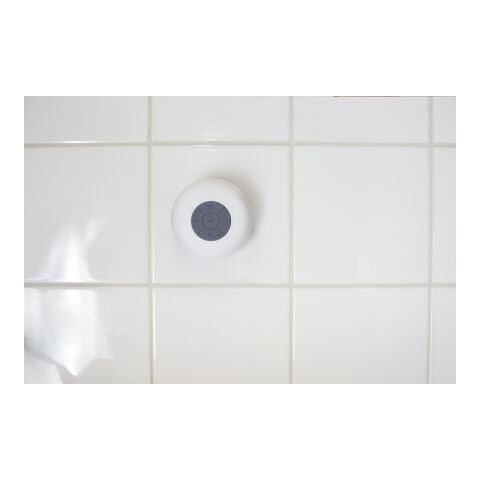 BT/Wireless-Lautsprecher 'Shower' aus Kunststoff limone | ohne Werbeanbringung | Nicht verfügbar | Nicht verfügbar