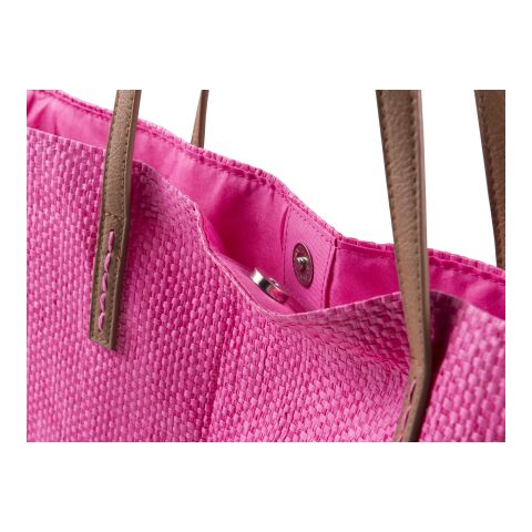 Strandtasche &#039;Calm&#039; aus Papier Rot | ohne Werbeanbringung