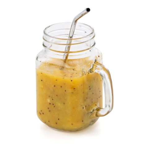 4er Set Strohhalme &#039;Straw&#039; aus Edelstahl Silber | ohne Werbeanbringung | Nicht verfügbar | Nicht verfügbar