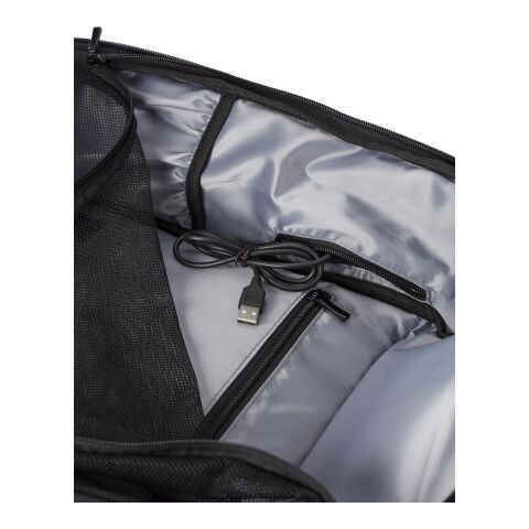 Rucksack &#039;Pawel&#039; aus Kunststoff Schwarz | ohne Werbeanbringung | Nicht verfügbar | Nicht verfügbar