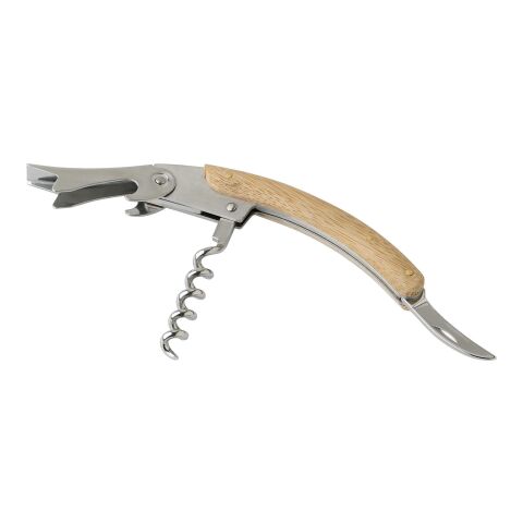 Kellnermesser mit Bambusverkleidung Braun | ohne Werbeanbringung | Nicht verfügbar | Nicht verfügbar