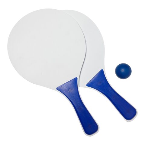 Beachball Tennisspiel 'Costa Brava' aus Holz Blau | ohne Werbeanbringung | Nicht verfügbar | Nicht verfügbar