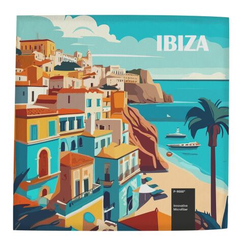 Universal-Microfasertuch 30x30 cm, All-Inclusive-Paket 4C-Digitaldruck | Individuelle Einlegekarte