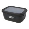 Cirqula 1500 ml rechteckige Mehrzweck-Schale schwarz