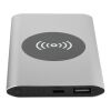Juice 4000 mAh Typ-C kabellose Powerbank aus recyceltem Aluminium  silber