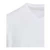 Balfour Kurzärmeliges T-Shirt V-Ausschnitt aus 200 g/m² Bio Baumwolle (OCS), unisex weiss | M