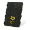 MISHIMA. A5-Ringbuch mit flexiblem Einband aus recyceltem Filz (100% rPET) mit linierten Seiten Dunkelgrau | ohne Werbeanbringung | Nicht verfügbar | Nicht verfügbar | Nicht verfügbar