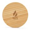 Kepler Wireless Charger aus Bambus. 15 W. USB-C-Anschluss Natur | ohne Werbeanbringung | Nicht verfügbar | Nicht verfügbar | Nicht verfügbar