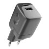 Fresh 'n Rebel 30W Schnellladegerät GaN USB-C & USB-A Dunkelgrau | ohne Werbeanbringung