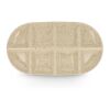 Sagaform Ditte Keramik-Servierplatte 36 x 20 cm Beige