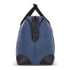 Weekender-Tasche aus recyceltem Baumwoll-Canvas Harper Dunkelblau