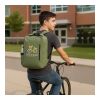 R-PET 600D Rolltop-Rucksack 20L Olivgrün | ohne Werbeanbringung | Nicht verfügbar | Nicht verfügbar