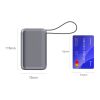 Nova Laptop 65W Powerbank mit integriertem USB-C-Kabel 30000 mAh Dunkelgrau | ohne Werbeanbringung | Nicht verfügbar | Nicht verfügbar