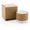 Kabelloser 3W-Lautsprecher aus Kork braun | ohne Werbeanbringung | Nicht verfügbar | Nicht verfügbar