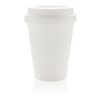 Wiederverwendbarer doppelwandiger Kaffeebecher 300ml weiß | ohne Werbeanbringung | Nicht verfügbar | Nicht verfügbar