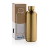 Impact Thermosflasche aus RCS-recyceltem rostfreien Stahl gold | ohne Werbeanbringung | Nicht verfügbar | Nicht verfügbar
