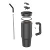 Embrace Deluxe Becher aus RCS recyceltem Edelstahl 900ml schwarz