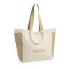 BEAU AWARE™ Allround-Shopper aus rec. Canvas 400gr/m² weiß
