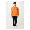 Iqoniq Kruger Relax-Rundhals-Sweater aus recycelt. Baumwolle Sonnenuhr Orange | S | ohne Werbeanbringung | Nicht verfügbar | Nicht verfügbar | Nicht verfügbar