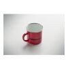 Emaille-Becher 300ml rot