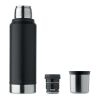 Doppelwandige Flasche 1L schwarz | ohne Werbeanbringung | Nicht verfügbar | Nicht verfügbar | Nicht verfügbar