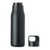 Doppelwandige Flasche 500ml schwarz