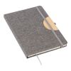 rPET (300D) Notizbuch A5 Ernst Grau | ohne Werbeanbringung | Nicht verfügbar | Nicht verfügbar