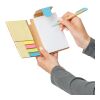 Notizbuch Quillo | Recycelter Karton | A6 | Blanko Hellblau