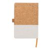 Notizbuch Trevor aus Kork und Baumwolle Rot