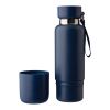 Doppelwandige Flasche aus Edelstahl (500 ml) Lieselotte Blau